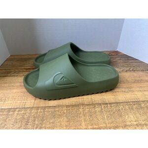 Quiksilver Mens Bright Coast Molded Slide Sandals Olive Green AQYL101284